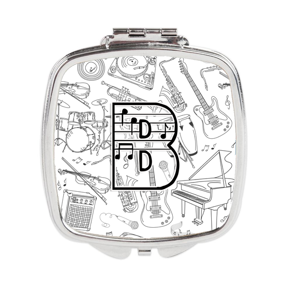 Letter B Musical Note Letters Compact Mirror