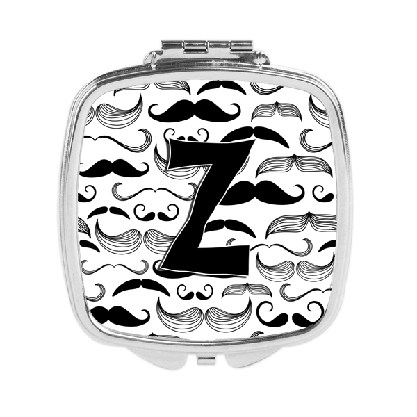 CJ2009-ZSCM Letter Z Moustache Initial Compact Mirror