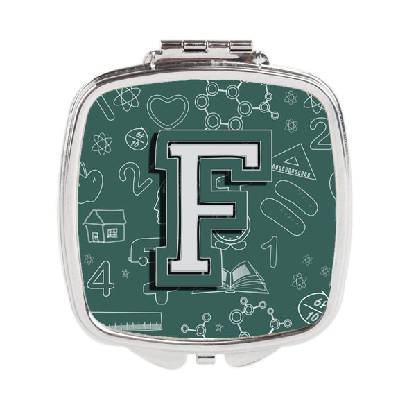 CJ2010-FSCM Letter F Back to School Initial Compact Mirror