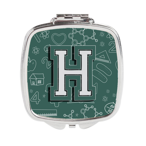 CJ2010-HSCM Letter H Back to School Initial Compact Mirror