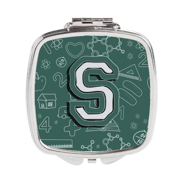 CJ2010-SSCM Letter S Back to School Initial Compact Mirror