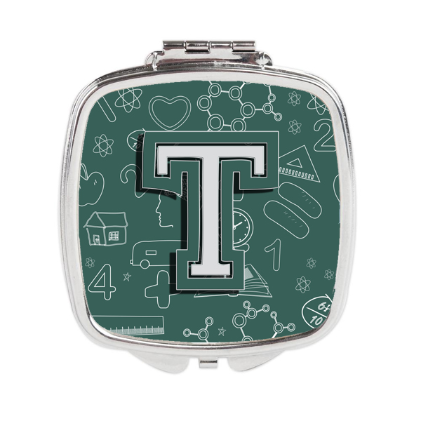 CJ2010-TSCM Letter T Back to School Initial Compact Mirror