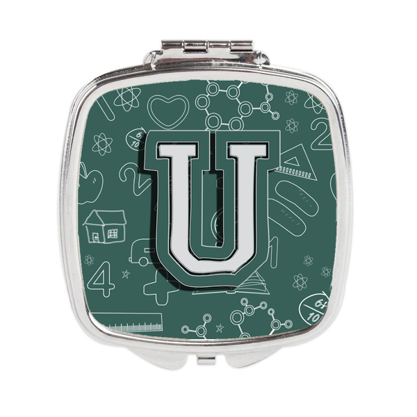 CJ2010-USCM Letter U Back to School Initial Compact Mirror