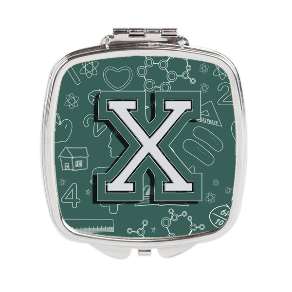CJ2010-XSCM Letter X Back to School Initial Compact Mirror