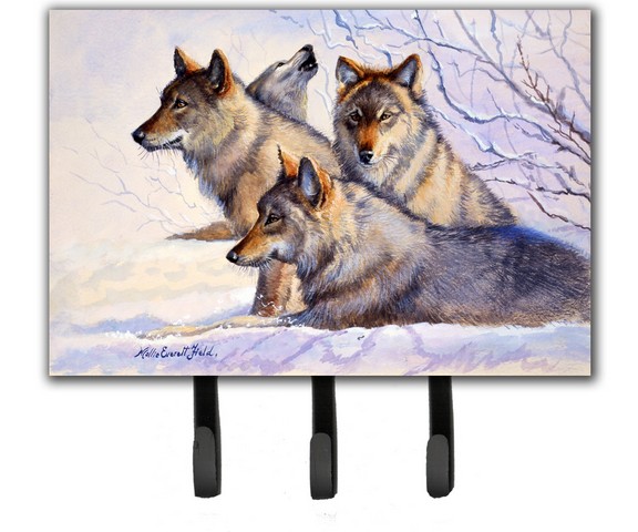 Wolves by Mollie Field Leash or Key Holder