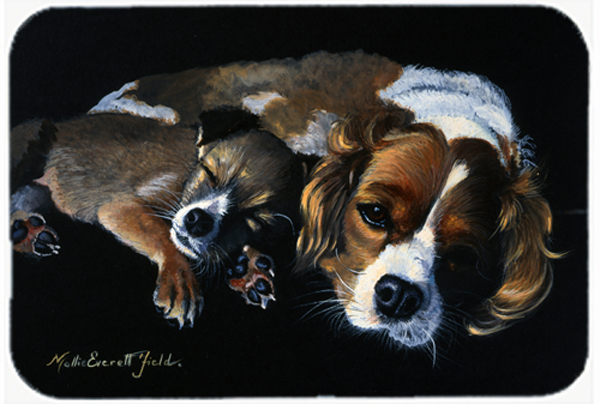 Cozy Pals with Cavalier Spaniel Mouse Pad, Hot Pad or Trivet