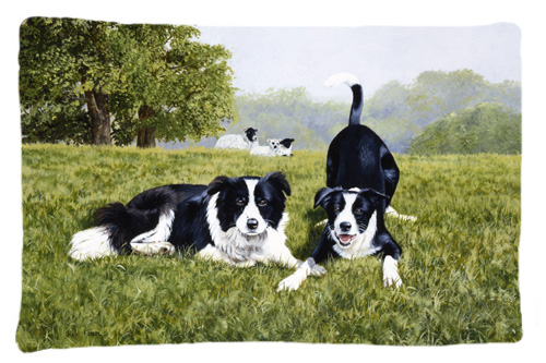 Lets Play Border Collie Fabric Standard Pillowcase