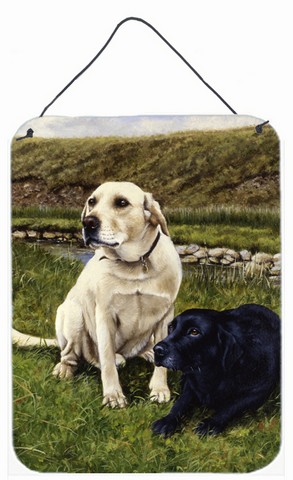 Yellow & Black Labradors Wall or Door Hanging Prints