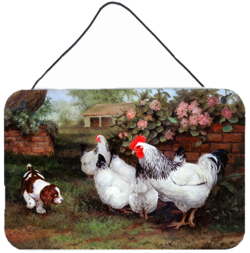 Chickens, Hens & Puppy Wall or Door Hanging Prints