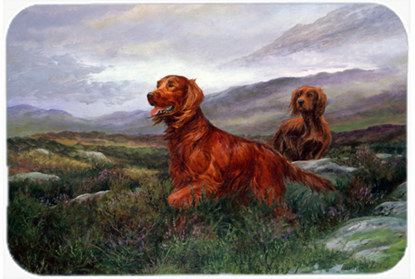 Irish Setters by Elizabeth Halstead Mouse Pad, Hot Pad or Trivet