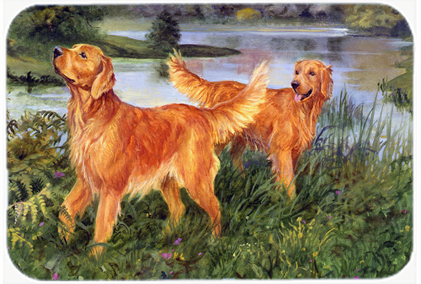Golden Retrievers Mouse Pad, Hot Pad or Trivet