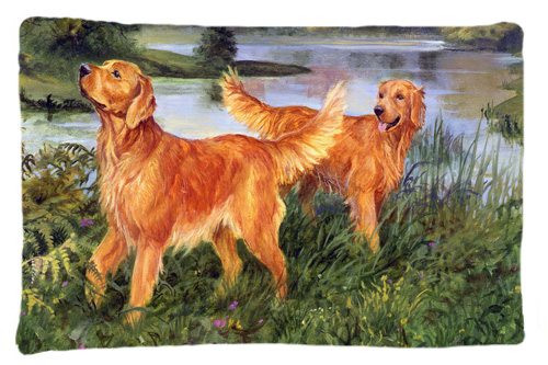 Golden Retrievers Fabric Standard Pillowcase