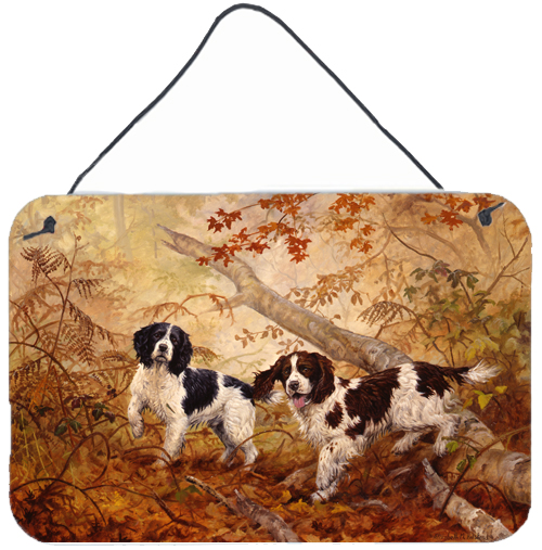 Springer Spaniels by Elizabeth Halstead Wall or Door Hanging Prints