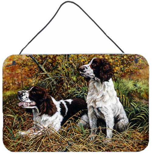 Two Springer Spaniels in the Grasses Wall or Door Hanging Prints