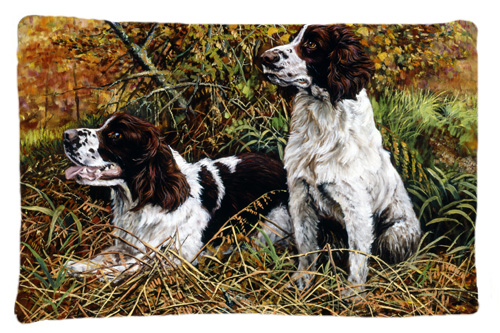 Two Springer Spaniels in the Grasses Fabric Standard Pillowcase