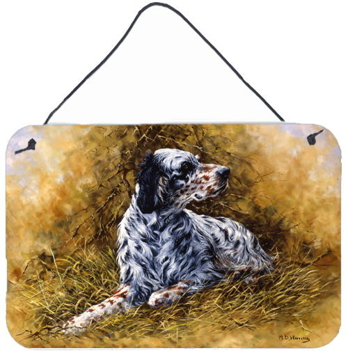 English Setter by Michael Herring Wall or Door Hanging Prints