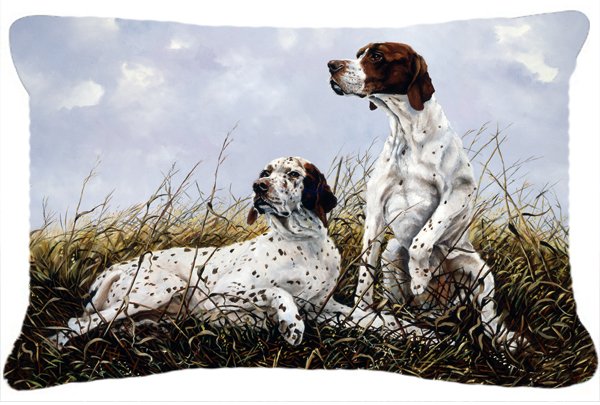 English Pointer by Michael Herring Fabric Decorative Pillow
