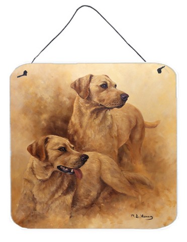 Yellow Labs by Michael Herring Wall or Door Hanging Prints