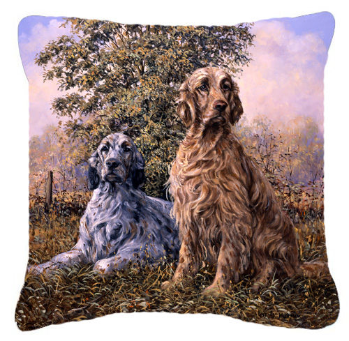 Setters by Michael Herring Canvas Decorative Pillow