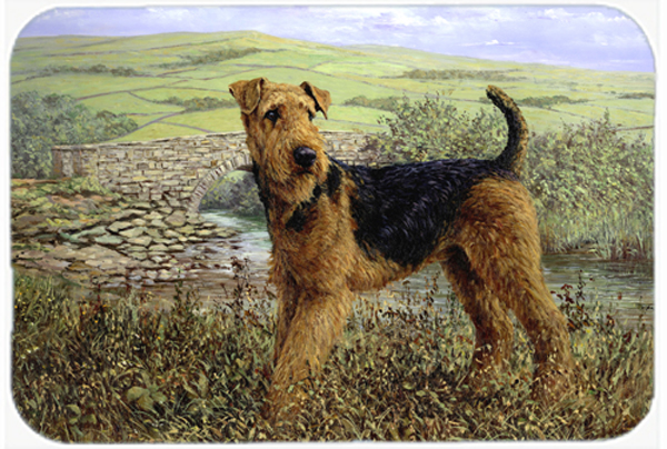 Airedale Terrier the Kings Country Mouse Pad, Hot Pad or Trivet