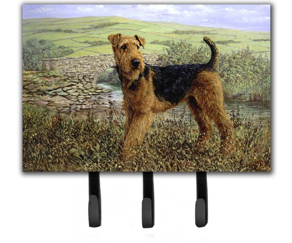 Airedale Terrier the Kings Country Leash or Key Holder