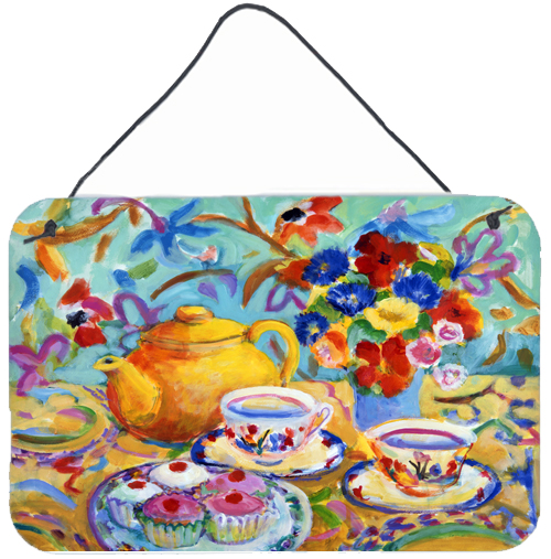 Teal Tea by Wendy Hoile Wall or Door Hanging Prints