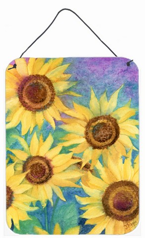 Sunflowers & Purple Wall or Door Hanging Prints