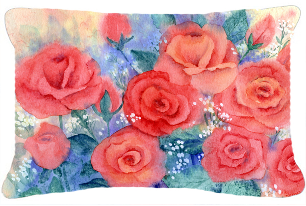 Roses Fabric Decorative Pillow