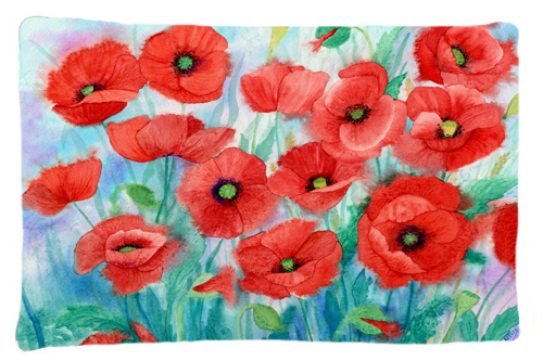 IBD0258PILLOWCASE Poppies Fabric Standard Pillowcase