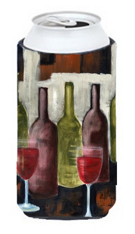 Red Wine by Petrina Sutton Tall Boy Can cooler Hugger
