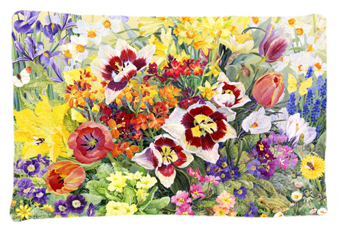 Spring Floral by Anne Searle Fabric Standard Pillowcase