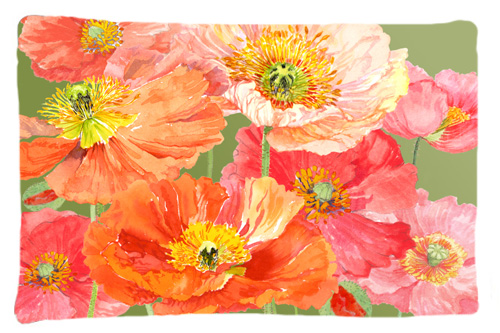 Poppies by Anne Searle Fabric Standard Pillowcase