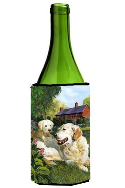 Yellow Labradors by Don Squires Wine Bottle Can cooler Hugger