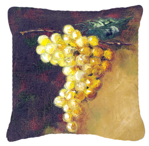 New White Grapes by Malenda Trick Canvas Decorative Pillow