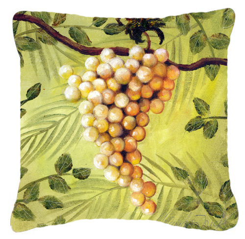 Sunshine White Grapes by Malenda Trick Canvas Decorative Pillow