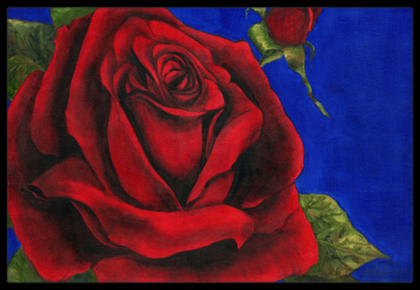 Rose by Malenda Trick Indoor or Outdoor Mat, 24 x 36