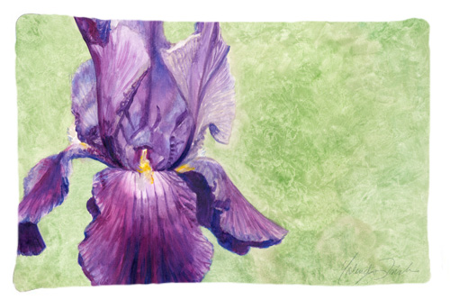 Purple Iris by Malenda Trick Fabric Standard Pillowcase