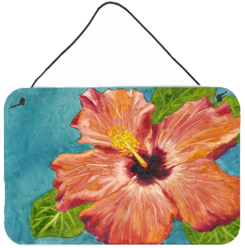 Coral Hibiscus by Malenda Trick Wall or Door Hanging Prints
