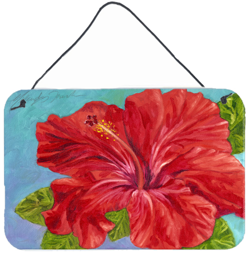 Red Hibiscus by Malenda Trick Wall or Door Hanging Prints