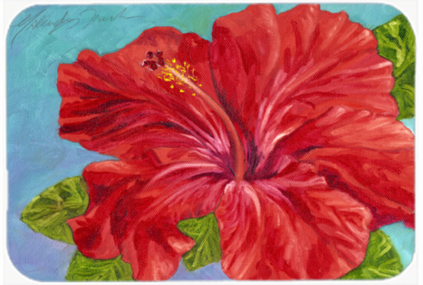 Red Hibiscus by Malenda Trick Mouse Pad, Hot Pad or Trivet