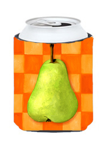 Picture of Carolines Treasures WHW0117CC Pear in Orange by Ute Nuhn Can or Bottle Hugger