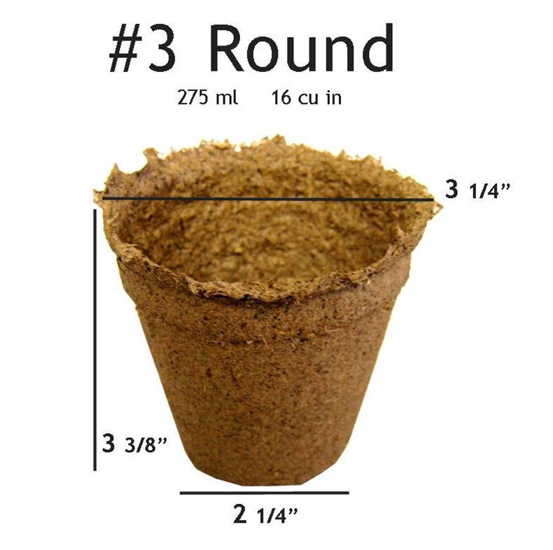 CowPots #3 Round Pot -  400 pots