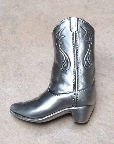 Cowboy Boot Left Knob- Satin