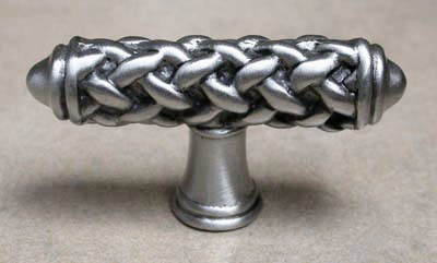 Woven Motif Knob- Satin