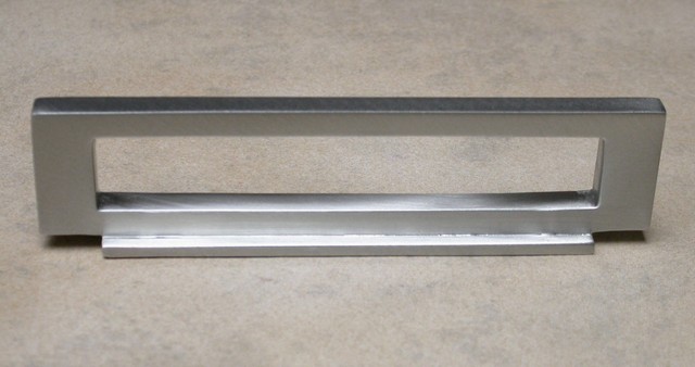 Elongatd Rectangle with backplate- Shiny