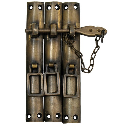 HLA7016 Three Piece Lock with Chain- Large