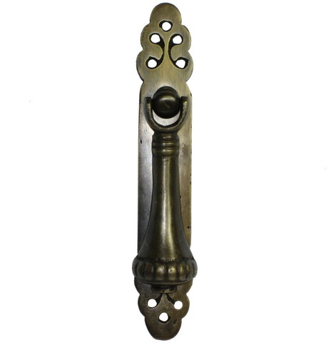Teardrop Pull with Fancy Tall Backplate