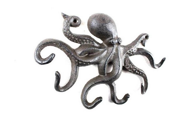 Cast Iron Octopus Hook- - 11 in.