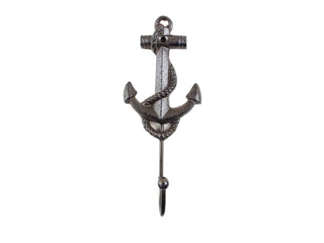 Cast Iron Anchor Hook, 7 in.