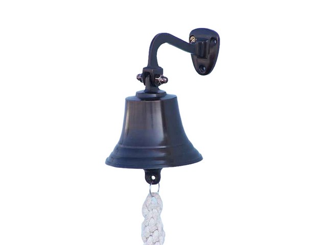 Bronze Hanging Ships Bell, 6 in.
